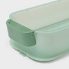 3qt Shallow Slim Bin Green - Brightroom™ - 3 of 4