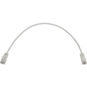 Tripp Lite Cat6a 10G UTP Ethernet Cable, 1 ft, White, Model N261S01WH - 1 of 4