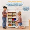 ECR4Kids 10 Cubby Mobile Tray Storage Cabinet, 5x2 - 3 of 4