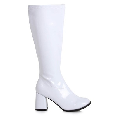 target white gogo boots