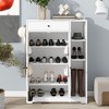 KTMBDW Shoe Cabinet with Drawers, Hidden Wood Shoe Cabinet,Freestanding Shoe Storage Cabinet for Entryway Hallway - 2 of 4