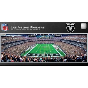 MasterPieces 1000 Piece Sports Panoramic Jigsaw Puzzle - NFL Las Vegas Raiders Endzone View - 1 of 4