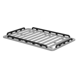 Yakima 76 by 65 Inch Aluminum LockNLoad Perimeter Raised Rail Kit for Roof Rack Fits Most T Slot Equipped Platforms, Black, 4 Rails - 1 of 4