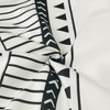 Unique Bargains Decorative Geometric Line Pattern Fringe Pompoms Throw Pillow Covers 2 Pcs - 3 of 4