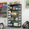 Clihome 87 Inch Industrial Metal Storage Rack,3000 lb Capacity Shelving Unit,for Warehouse, Garage,Boltless Tool-Free Easy Assembly Storage Shelves - 2 of 4