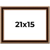 PosterPalooza | Weathered Gold Picture Frame - UV Acrylic, Backing Board, Hanging Hardware Included - 2 of 4