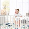 Sweet Jojo Designs Girl Baby Fitted Crib Sheet Watercolor Floral Blue Pink and Grey - 2 of 4