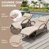 Pellebant 72inch Patio Chaise Lounge Chairs Cushion 22D Sponge 220gsm Polyester Fabric - 4 of 4