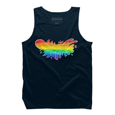 Adult Design By Humans Pride Rainbow Doodle By Maricalvente Tank Top