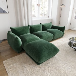 Modular Sectional Sofa,Chenilleyarn Minimalist Sofa Couch,Convertible Sofa Set Wide Seat Living Room Sofa Sets - 1 of 4