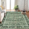 Coolmee Washable Area Rugs Vintage Retro Boho Rug Non Slip Low Pile for Living Room Bedroom Indoor Dining Room  s Room and OfficeGray - 3 of 4