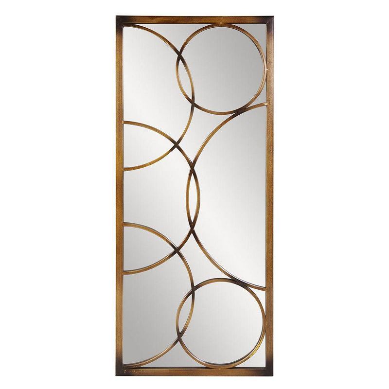 Rectangle Brittany Decorative Wall Mirror Brown - Howard Elliott, 1 of 8