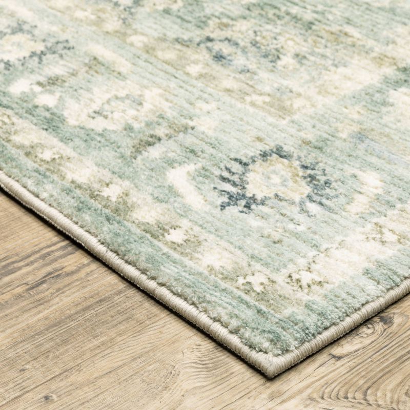 Salina Muted Traditional Rug Silver/Ivory - Captiv8e Designs, 4 of 13
