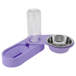 Unique Bargains Foldable Dog Bowls 1 Pc - 1 of 4