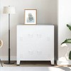 vidaXL Industrial Storage Chest White 29.5"x15.7"x31.5" Steel - 2 of 4