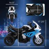 Resenkos Ride On Motorcycle Car, Electric Car,6V 3 Wheeled Electric Motorcycle, Kids Motorcycle Licensed BMW with Headlight, Music, - 3 of 4
