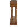 NicBex Console Table with 1 Open Storage Shelf,Entryway Table with Square-Tapered Legs,Modern Couch Table for Living Room,Oak - 4 of 4