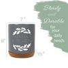 Elanze Designs Grandma's Grey X-Large Cork Bottom Kitchen Utensil Holder - 2 of 2