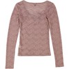 Aeropostale Womens Lace Pullover Blouse - 2 of 2