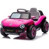 Kids Electric Vehicle Licensed Volkswagen | 12V Ride-On Toy with Remote Control | LED Lights, MP3, and Bluetooth | for Boys and Girls - 4 of 4