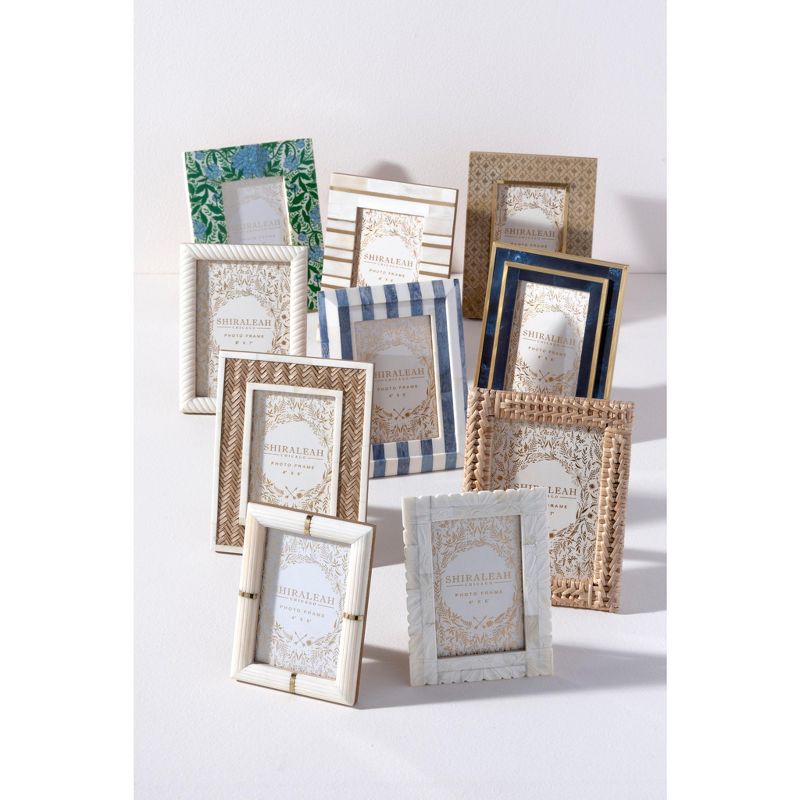 Shiraleah Portofino Marbled 4x6 Picture Frame, Natural, 2 of 4