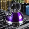 Mr. Coffee Flintshire 1.75 Quart Whistling Stovetop Tea Kettle in Purple - 3 of 4