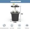 Dolonm 2-in-1 Portable Beverage Cooler w/Side Table - Holds 15 Cans, Lightweight & Leakproof for Backyard/Beach - 3 of 4