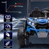 2-Seater Kids Ride On Utv, 24V 4WD Electric Truck with Sun Shade,Remote Control - 2 of 4