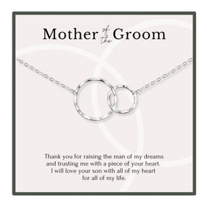 HOPE LOVE SHINE Mother of the Groom gift – Necklace from Bride Wedding Day Mother In Law Jewelry - 1 of 4