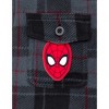 Marvel Spider-Man Flannel Shacket Toddler - 4 of 4