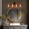 LNC Auisre Polished Gold and Seeded Glass Modern/Contemporary Vanity Lights,1 Light/ 2 Light/3 Light/4 Light - 4 of 4