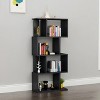 NicBex 47" H 3-Tier Storage Cabinet & Bookshelf, Space Saving Bookcase for Small Spaces, Home Office, Living Room, Bedroom, Compact Modern Organizer - 3 of 4