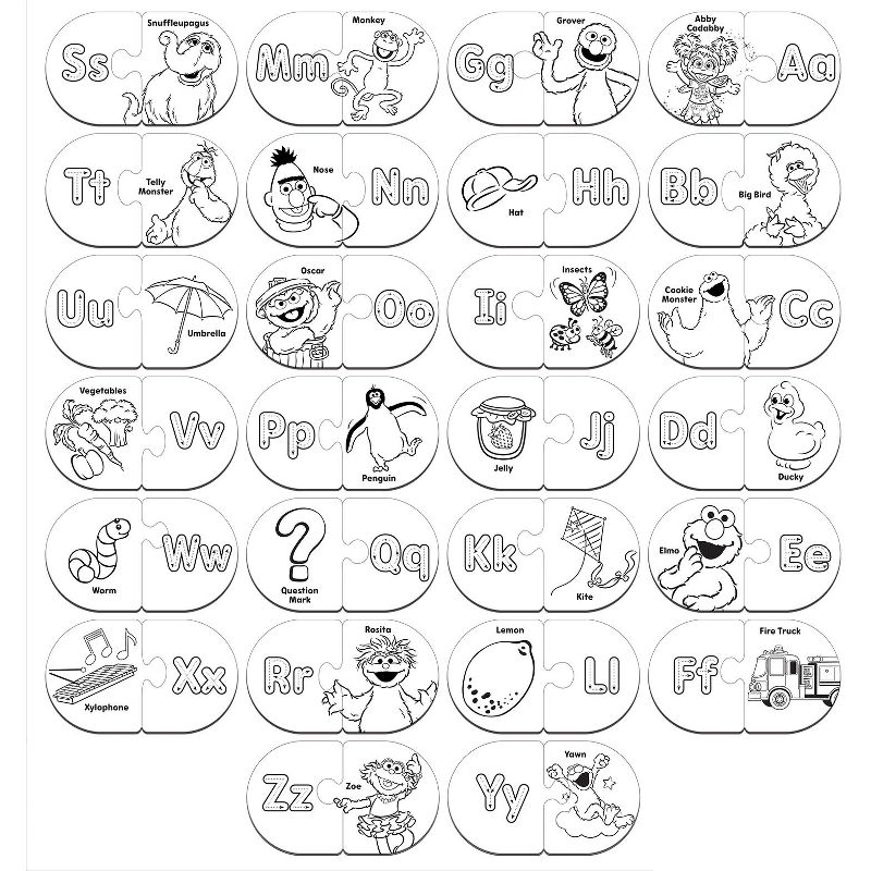 Sesame Street Alphabet Matching Puzzle, 5 of 7