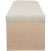Meridian Furniture,Lawson Velour Fur Fabric Bench - 4 of 4