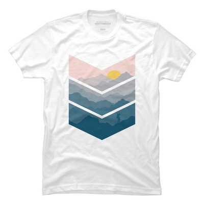 Men's Design By Humans hiking By hkartist T-Shirt