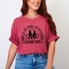 Simply Sage Market Work Between Camping Trips Garment Dyed Tee - 2 of 4
