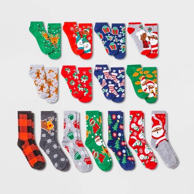 Women's Christmas Morning 15 Days of Socks Advent Calendar - Colors May Vary 4-10