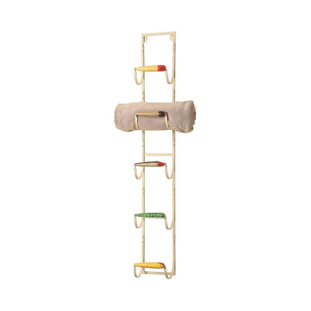 UPC 807472594866 product image for Metal Towel/Magazine Rack - 3R Studios, Ivory | upcitemdb.com