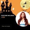 Costume Culture by Franco LLC Goddess Adult Natural Red Costume Wig - 4 of 4
