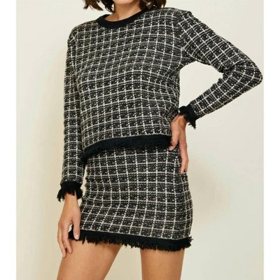Women's Avalon Textured Sweater - line and dot