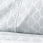 dotted fan print gray