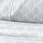 dotted fan print gray