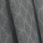dotted fan print gray