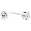 Pompeii3 3/4 Ct TDW Genuine Diamond Studs Available in 14k White or Yellow Gold - 2 of 4