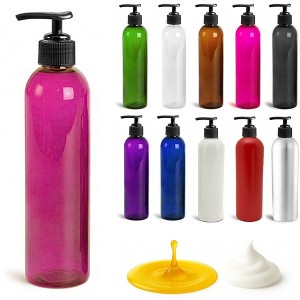 Royal Massage 8oz Bullet Round Massage Oil/Lotion/Liquid Bottle with Saddle Pump - 1 of 4