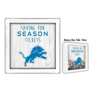 NFL Detroit Lions Saving for Tickets Money Box - 1 of 3