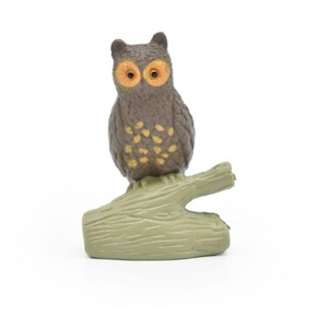 Collectible Wildlife Gifts | Great Horned Owl Toy, Realistic Plastic Model    1 3/4"   F204 B9 - 1 of 4