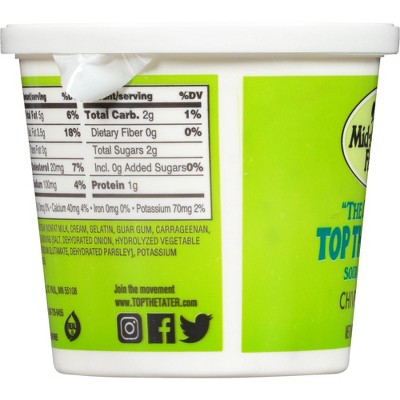 Mid-America Farms Top The Tater Chive Onion Sour Cream - 12oz