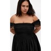Women's Plus Size Lulu Midi Dress - black | CITY CHIC - 3 of 4