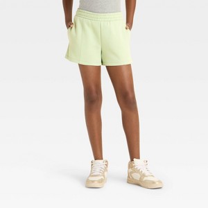 Girls' Fleece Shorts - art class™ - 1 of 3